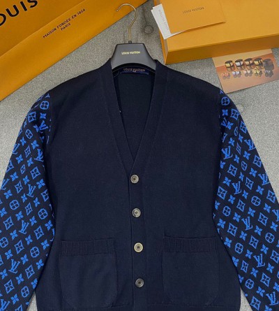 루이비통 모노그램 믹스 캐시미어 가디건
