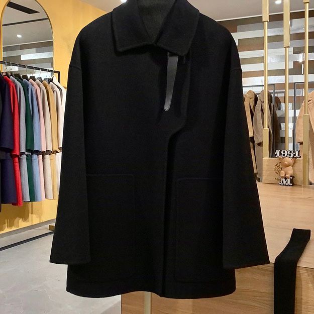 에르메스 캐시미어 하프 코트