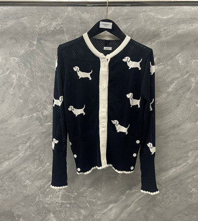 톰브라운 순면 메쉬 니트 가디건