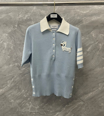 톰브라운 순면 반팔 니트