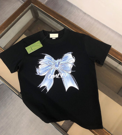 구찌 리본 반팔티