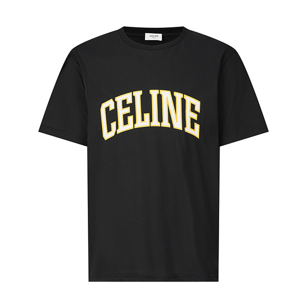 셀린느 크랙 프린트 반팔티