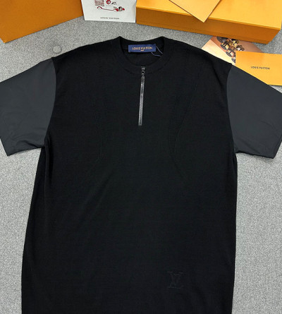 루이비통 테크 반팔 라운드 티