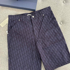 디올 오블리크 데님 카고 반바지