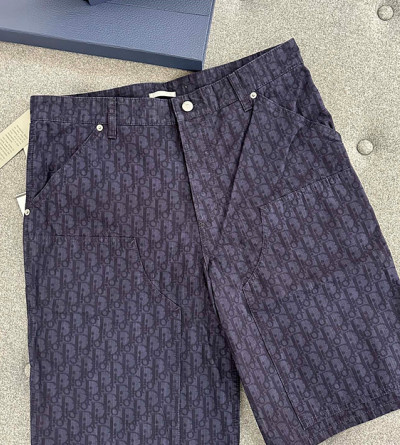 디올 오블리크 데님 카고 반바지