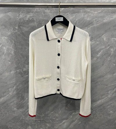 톰브라운 순면 메쉬 니트 가디건