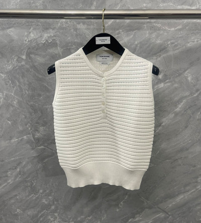 톰브라운 순면 메쉬 니트