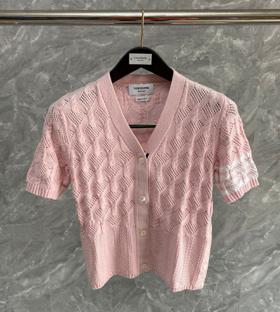 톰브라운 메쉬 반팔 가디건