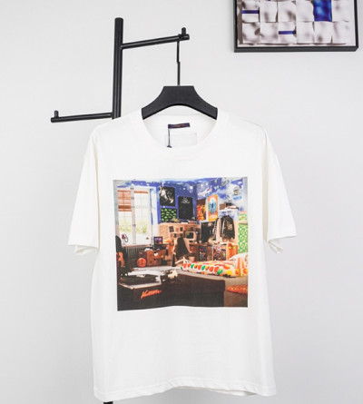 루이비통 그라피티 프린트 반팔티