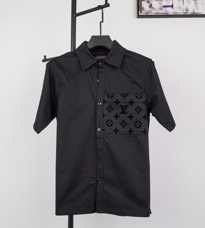 루이비통 플리스 반팔 셔츠