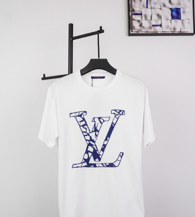 루이비통 로고 반팔 니트