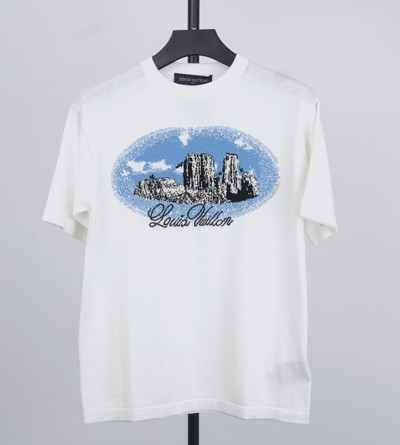 루이비통 풍경 반팔 니트
