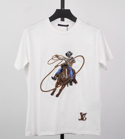 루이비통 자수 반팔티