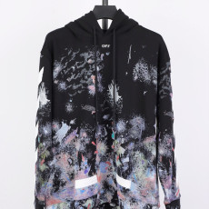 오프화이트 프린팅 후드