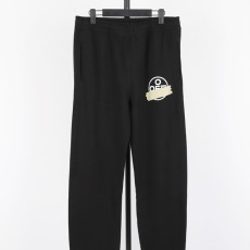 오프화이트 옐로우 프린트 팬츠