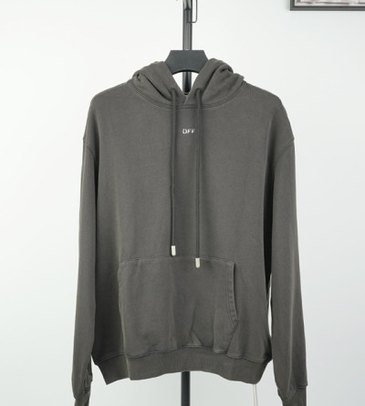 오프화이트 프린트 후드