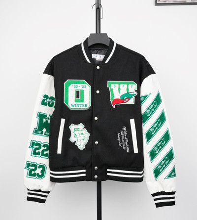 오프화이트 스타디움 점퍼