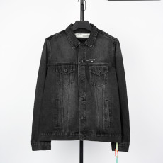 오프화이트 프린트 데님