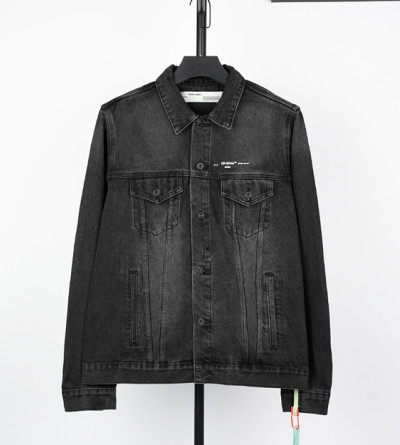 오프화이트 프린트 데님