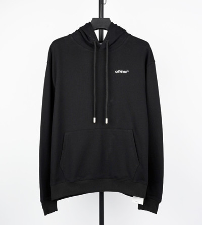 오프화이트 자수 후드