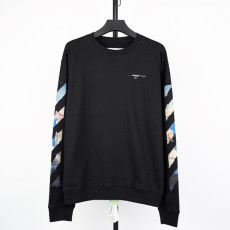 오프화이트 프린팅 맨투맨