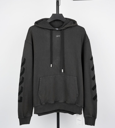 오프화이트 프린팅 후드