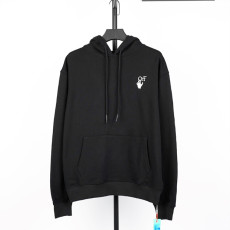 오프화이트 프린팅 후드