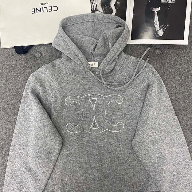 셀린느 캐시미어 혼방 후드