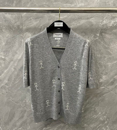 톰브라운 울 반팔 가디건