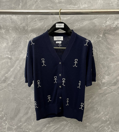 톰브라운 울 반팔 가디건