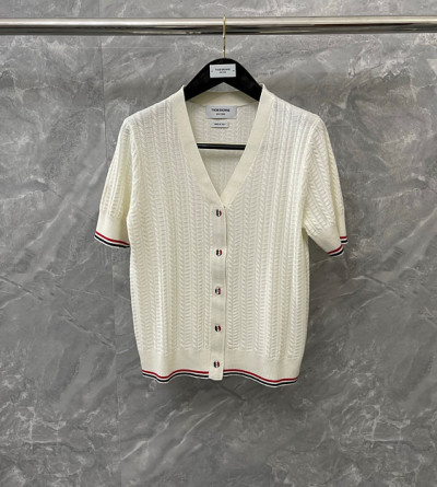 톰브라운 울 반팔 가디건