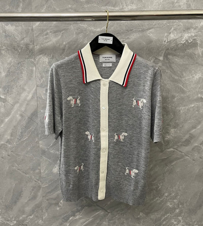 톰브라운 퍼피 울 반팔 가디건