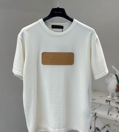 루이비통 엠보 레더 반팔티