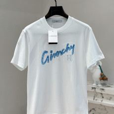 지방시 레터링 자수 반팔티