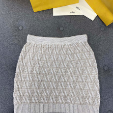 펜디 캐시미어+울혼방 스커트