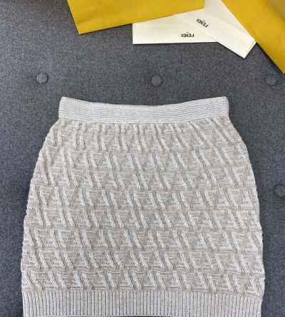 펜디 캐시미어+울혼방 스커트