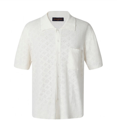 루이비통 펀칭 자카드 반팔