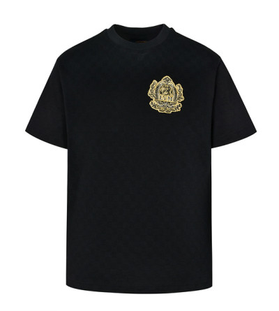 루이비통 체크 반팔