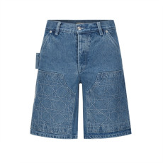 디올 자수 데님 팬츠