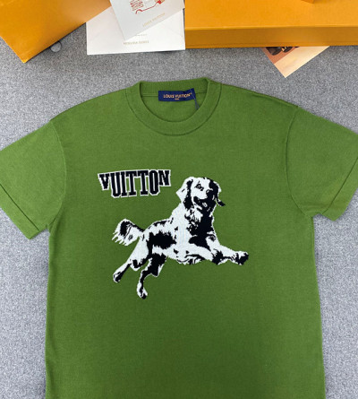 루이비통 퍼피 반팔 니트