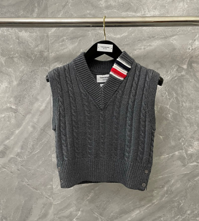 톰브라운 울혼방 조끼