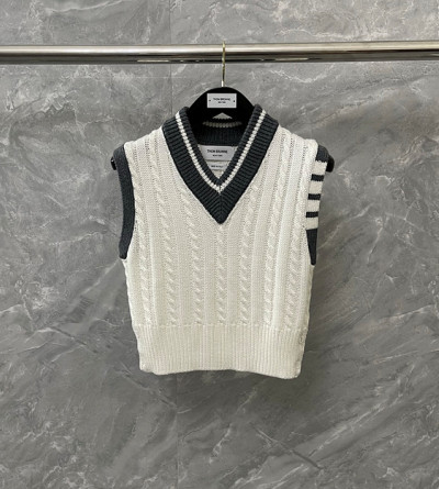 톰브라운 울혼방 조끼