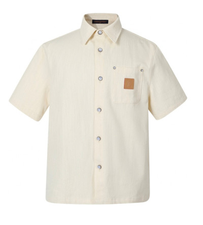 루이비통 마면 혼방 반팔 셔츠