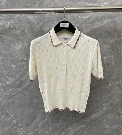 톰브라운 니트 폴로 반팔