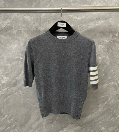 톰브라운 여성 울 반팔 니트