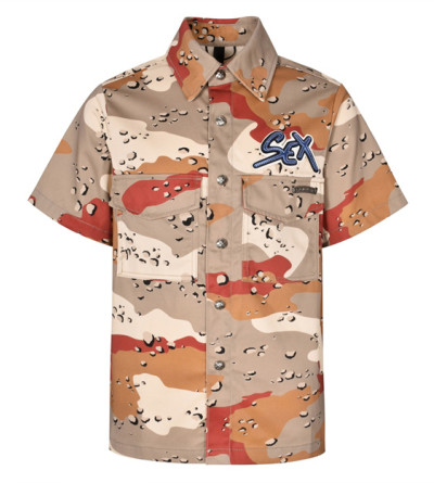 크롬하츠 카모플라쥬 반팔 셔츠