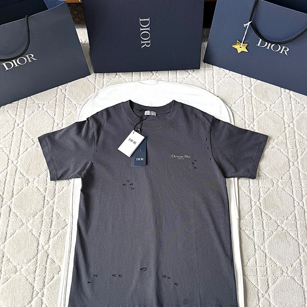 디올 프린팅 반팔