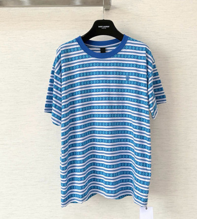 크롬하츠 스트라이프 자수 반팔