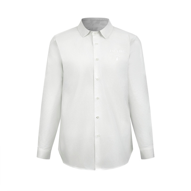 프라다 로고 핫픽스 셔츠