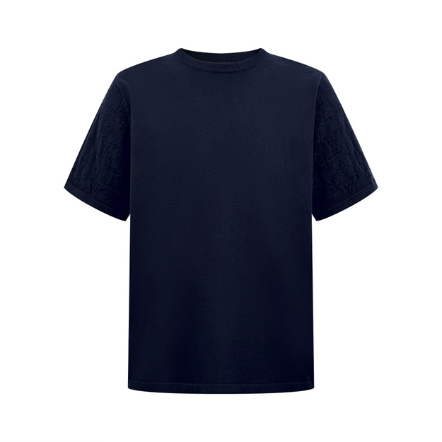 루이비통 자가드 반팔 니트